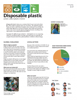 Disposable plastic